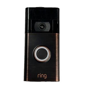 Ring 2nd Gen 1080p Video Battery Doorbell  Venetian Bronze Color Untested